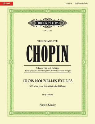 Trois Nouvelles Études for Piano: Sheet by Chopin, Fryderyk