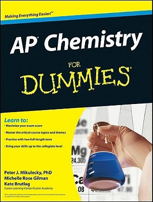 AP Chemistry for Dummies by Mikulecky, Peter J.