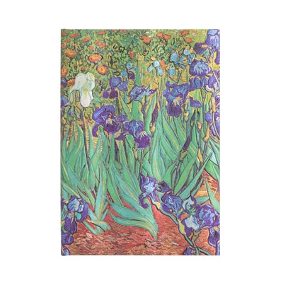 Van Gogh's Irises Hardcover Journals MIDI 144 Pg Lined Van Gogh's Irises by Paperblanks Journals Ltd
