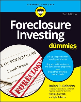 Foreclosure Investing for Dummies by Kraynak, Joseph