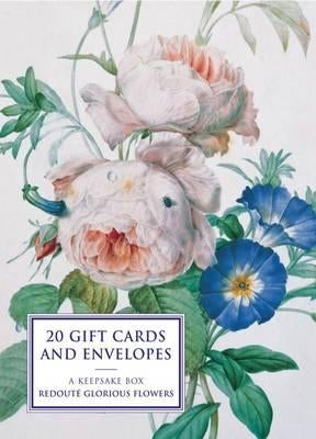 Tin Box of 20 Gift Cards and Envelopes: Redoute Glorious Flowers: A Keepsake Tin Box Featuring 20 High-Quality Fine-Art Gift Cards and Envelopes by Peony Press