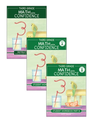 Third Grade Math with Confidence Complete Bundle by Snow, Kate