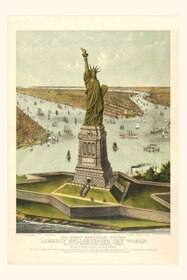 Vintage Journal Liberty Enlightening the World, New York Harbor by Found Image Press