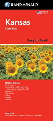Rand McNally Easy to Read Folded Map: Kansas State Map by Rand McNally