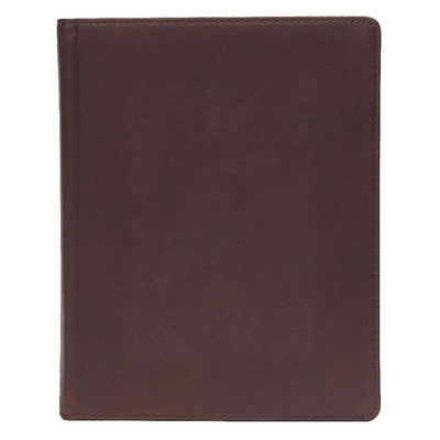 CSB Notetaking Bible, Brown Genuine Leather Over Board by Csb Bibles by Holman