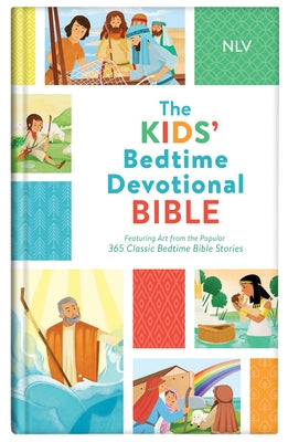 The Kids' Bedtime Devotional Bible: Featuring Art from the Popular 365 Classic Bedtime Bible Stories by Compiled by Barbour Staff