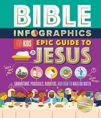 Bible Infographics for Kids Epic Guide to Jesus: Samaritans, Prodigals, Burritos, and How to Walk on Water by Harvest House Publishers