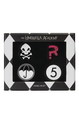 Umbrella Academy Enamel Pin Set by Dark Horse Deluxe