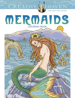 Creative Haven Mermaids Coloring Book by Lanza, Barbara