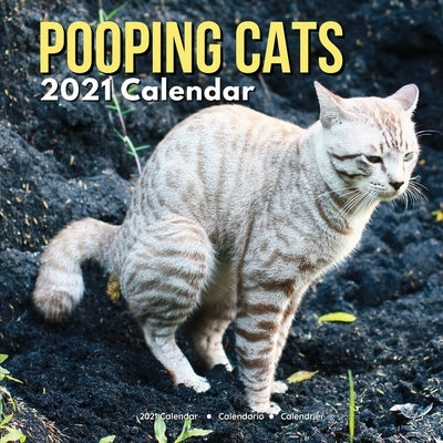 Pooping Cats Calendar 2021: Funny Animal Lovers Owners Presents for Birthday Christmas Stocking Stuffers Fillers Gifts by Meere, Sherma