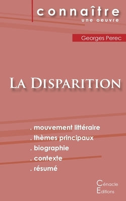 Fiche de lecture La Disparition de Georges Perec (Analyse littéraire de référence et résumé complet) by Perec, Georges