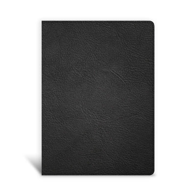 KJV Single-Column Wide-Margin Bible, Holman Handcrafted Collection, Black Premium Goatskin by Holman Bible Publishers