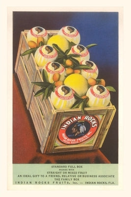 Vintage Journal Crate of Indian Rocks Grapefruit by Found Image Press