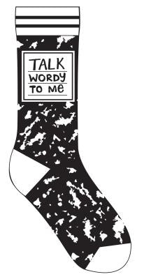 Talk Wordy to Me Socks by Gibbs Smith Gift