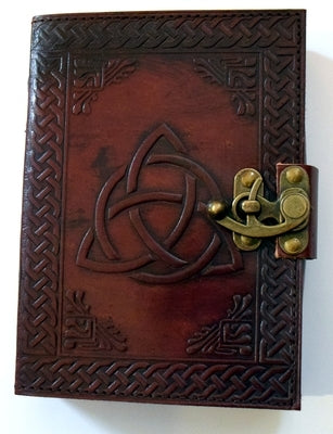 Triquetra Leather Embossed Journal by Fantasy Gifts