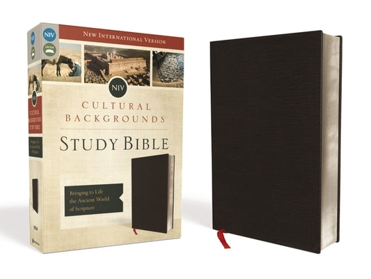 NIV, Cultural Backgrounds Study Bible, Bonded Leather, Black: Bringing to Life the Ancient World of Scripture by Keener, Craig S.