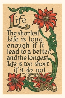 Vintage Journal Live Life to the Fullest, Colton Quote by Found Image Press