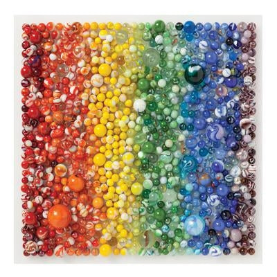 Rainbow Marbles 500 Piece Puzzle by Galison