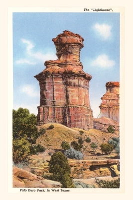 Vintage Journal The Lighthouse Rock, Palo Duro Park, Texas by Found Image Press
