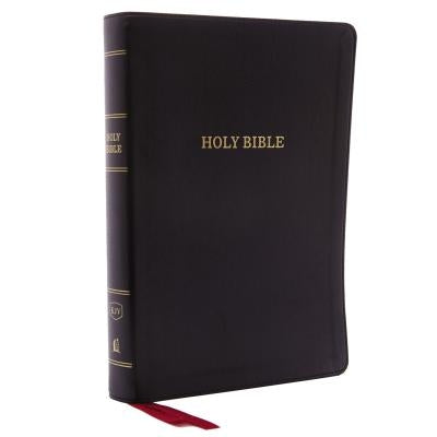 KJV, Deluxe Reference Bible, Giant Print, Imitation Leather, Black, Red Letter Edition by Thomas Nelson