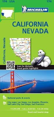 Michelin USA California, Nevada Map 174 by Michelin