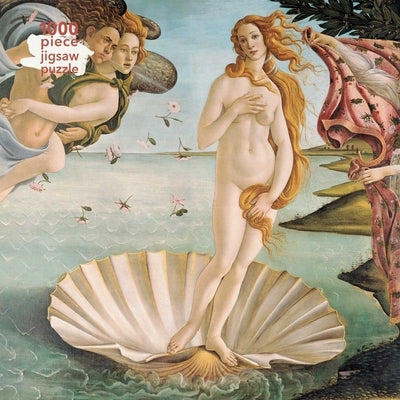 Adult Jigsaw Puzzle Sandro Botticelli: The Birth of Venus: 1000-Piece Jigsaw Puzzles by Flame Tree Studio