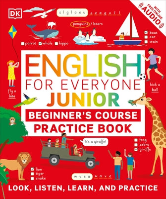 English for Everyone Junior Beginner's Course Practice Book by DK