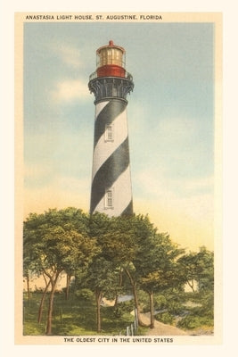 Vintage Journal Anastasia Lighthouse, St. Augustine, Florida by Found Image Press