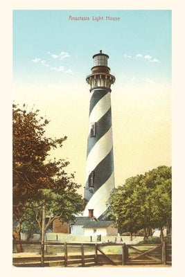 Vintage Journal Anastasia Lighthouse, St. Augustine, Florida by Found Image Press