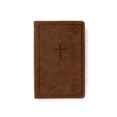 KJV Personal Size Bible, Brown Leathertouch by Holman Bible Staff