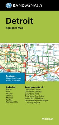 Rand McNally Folded Map: Detroit and Southeastern Michigan Regional Map by Rand McNally