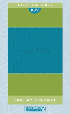 KJV Kids Bible, Flexisoft (Red Letter, Imitation Leather, Blue/Green) by Hendrickson Publishers