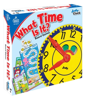 What Time Is It? Board Game, Ages 5 - 8 by Carson Dellosa Education