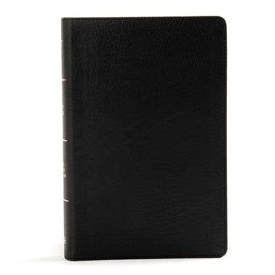 KJV Large Print Personal Size Reference Bible, Black Leathertouch by Holman Bible Staff