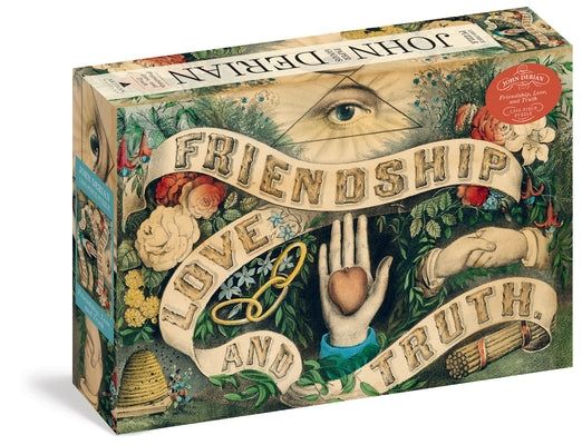 John Derian Paper Goods: Friendship, Love, and Truth 1,000-Piece Puzzle by Derian, John