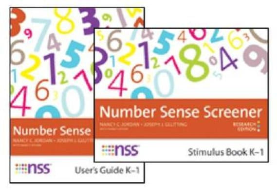 Number Sense Screener(tm) (Nss(tm)) Set, K-1, Research Edition by Jordan, Nancy