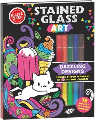 Stained Glass Art: Dazzling Designs (Klutz Activity Book) by Editors of Klutz