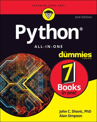 Python All-In-One for Dummies by Shovic, John C.