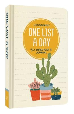 Listography: One List a Day: A Three-Year Journal (List Journal, Book of Lists, Guided Journal) by Nola, Lisa