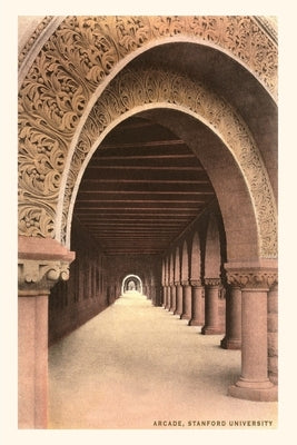 Vintage Journal Romanesque Colonnade, Stanford, California by Found Image Press