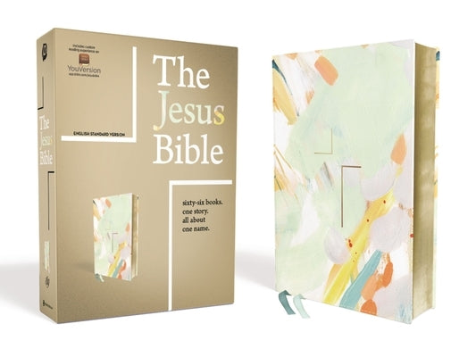 The Jesus Bible, ESV Edition, Leathersoft, Multi-Color/Teal by Passion Publishing