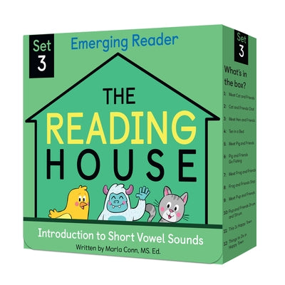 The Reading House Set 3: Introduction to Short Vowel Sounds by The Reading House
