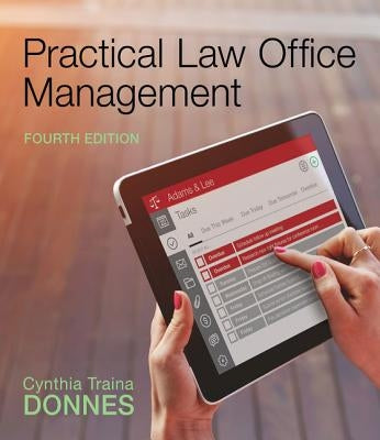 Practical Law Office Management by Traina Donnes, Cynthia