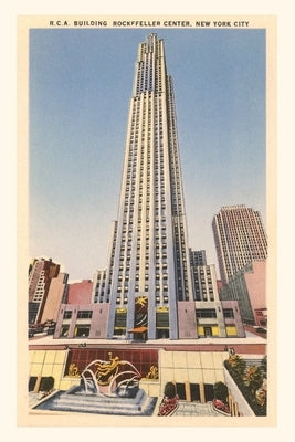 Vintage Journal RCA Building, Rockefeller Center, New York City by Found Image Press