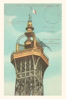 Vintage Journal Top of the Eifel Tower by Found Image Press