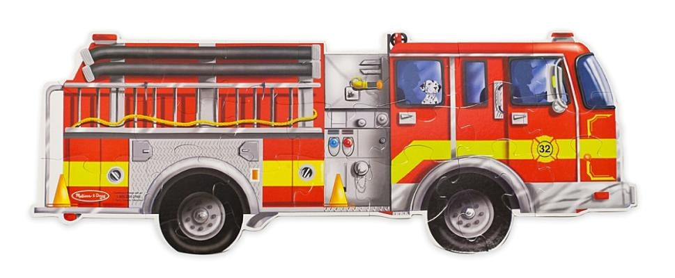 Giant Fire Truck Floor (24 Pc) by Melissa & Doug