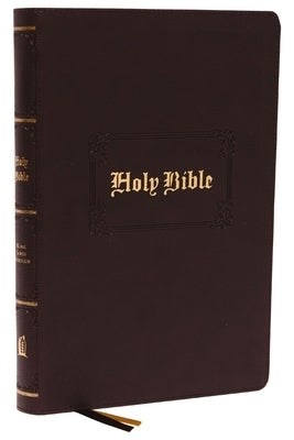 Kjv, Large Print Center-Column Reference Bible, Leathersoft, Brown, Red Letter, Thumb Indexed, Comfort Print: Holy Bible, King James Version by Thomas Nelson