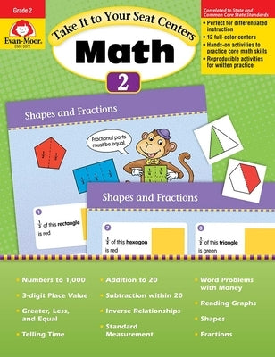 Take It to Your Seat: Math Centers, Grade 2 Teacher Resource by Evan-Moor Corporation