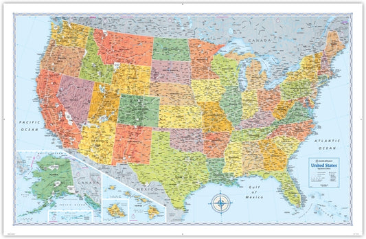 Rand McNally Signature Edition U.S. Wall Map - Folded by Rand McNally