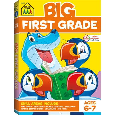 School Zone Big First Grade Workbook by Zone, School